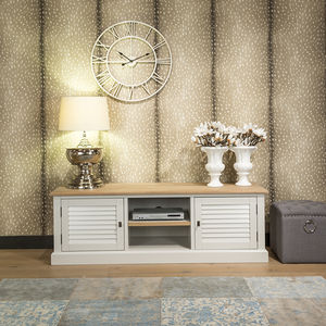 mueble de televisión clásico / lowboards / de roble / de MDF