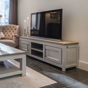 mueble de televisión moderno / lowboards / de roble / de MDF