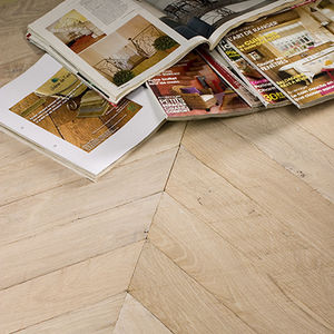 parquet multicapa / macizo / para pegar / de roble