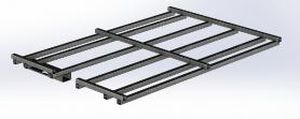 malla metálica para tejado / de acero inoxidable / de malla larga