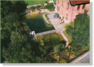 piscina enterrada / de piedra / biológica / de exterior