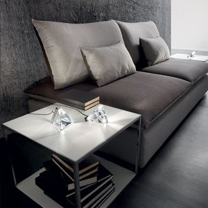 lámpara de mesa / moderna / de aluminio / de cristal