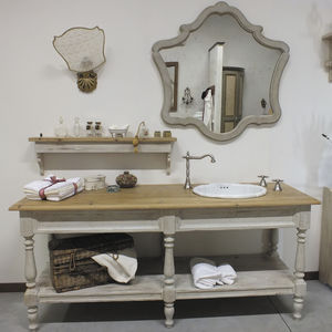 mueble de lavabo de pie / de madera / clásico