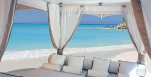 cama con dosel / simple / moderna / de tela