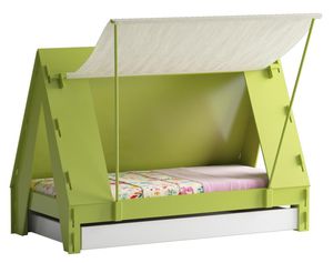 cama individual / moderna / para niños / de madera