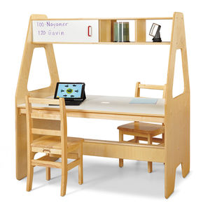 escritorio de material laminado / moderno / para niños / ajustable en altura
