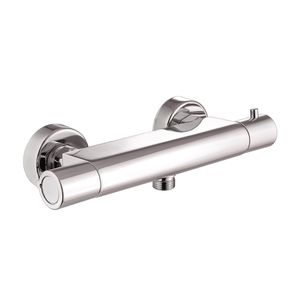 grifo monomando para ducha / de pared / de metal cromado / de ABS