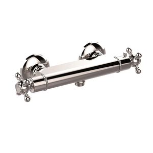 grifo monomando para ducha / de pared / de metal cromado / termostático