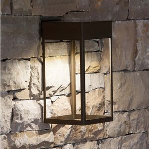 aplique moderno / de exterior / de acero inoxidable / LED