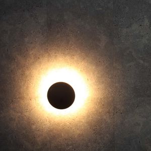 aplique moderno / de exterior / de acero inoxidable / LED