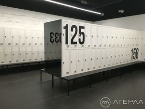 taquilla de vestuario metal / estándar / para edificio público / para instalación deportiva