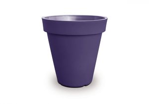 jardinera de polietileno / redonda / moderna / para espacio público