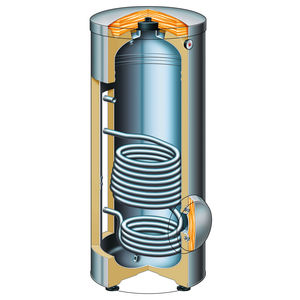 depósito de agua caliente de suelo / vertical / residencial / profesional