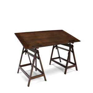 mesa de trabajo moderna / de nogal / de haya / rectangular