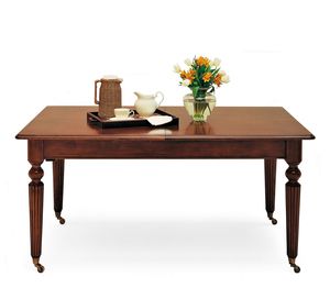 mesa de comedor de estilo victoriano / de nogal / de haya / rectangular