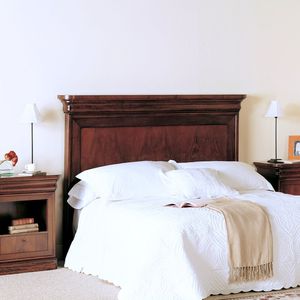 cabecero para cama doble / de estilo victoriano / de nogal / de haya