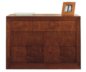 cajonera moderna / de madera / marrón