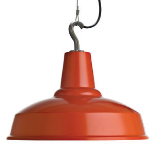 lámpara suspendida / de estilo industrial / de aluminio / de interior