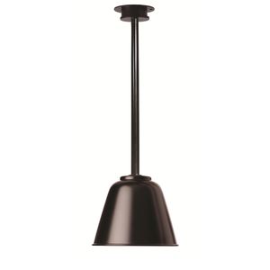 plafón de estilo industrial / redondo / de aluminio / LED