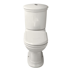 inodoro monobloque / de porcelana