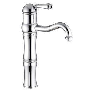 grifo monomando para lavabo / de latón / de baño / con 1 orificio
