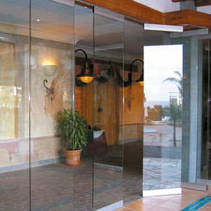 tabique corredero apilable / acristalado / de uso profesional
