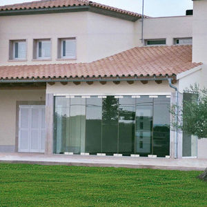 tabique plegable / acristalado / de uso profesional