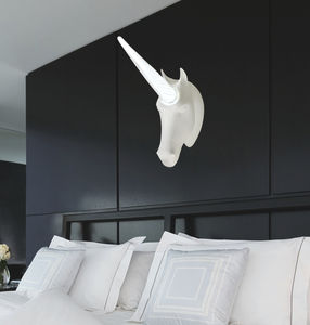 aplique de diseño original / de vidrio / de porcelana de Limoges / LED