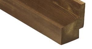 revestimiento de fachada de madera de frondosa / liso / en láminas / sostenible