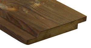 revestimiento de fachada de madera de frondosa / liso / de panel / sostenible
