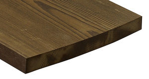 revestimiento de fachada de madera de frondosa / texturado / liso / de panel