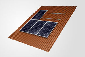 estructura de soporte para tejado inclinado / para cubierta de tejas / para techo / para aplicaciones fotovoltaicas