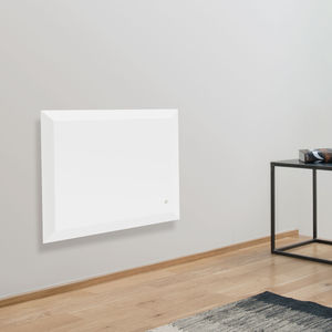 radiador eléctrico / de acero / moderno / con panel radiante