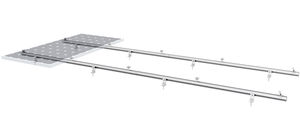 estructura de soporte para tejado inclinado / para cubierta plana / para techo / para aplicaciones fotovoltaicas