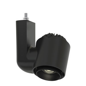 iluminación sobre riel LED / redonda / de aluminio / para el sector servicios