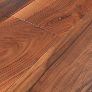 parquet multicapa / para pegar / de nogal / acabado de aceite natural