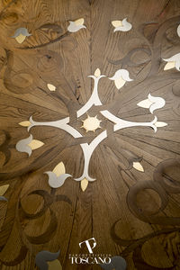 parquet macizo / para pegar / de nogal / aceitado