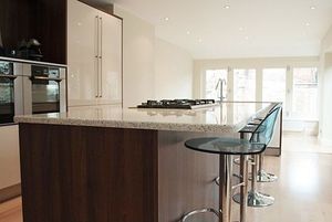 encimera de material compuesto / de vidrio / para cocina / reciclada