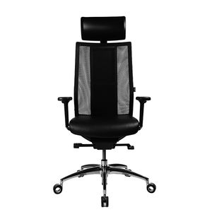 silla de oficina moderna / con ruedas / con patas en forma de estrella / con reposabrazos