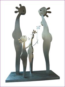 escultura de acero inoxidable / para espacio público