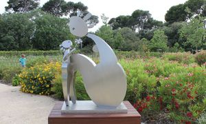 escultura de acero inoxidable / para espacio público