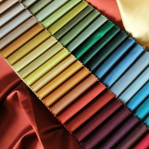 tela de tapicería / de color liso / de algodón / de seda