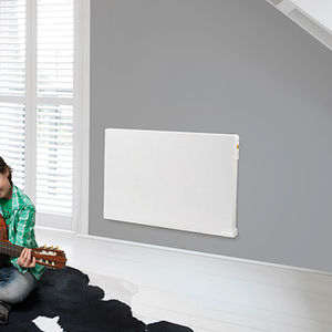radiador eléctrico / de acero / moderno / de pared
