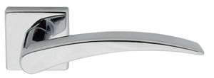 manilla de puerta / moderna / cromada