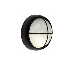 luminaria fluorescente compacta / redonda / de exterior / de aluminio