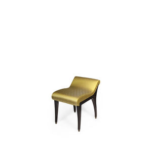 banqueta clásica / de tejido / de chapa de madera / con respaldo