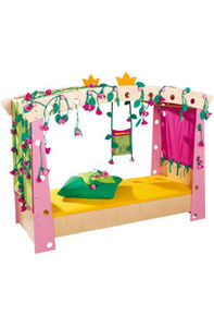 cama con dosel / simple / moderna / de madera