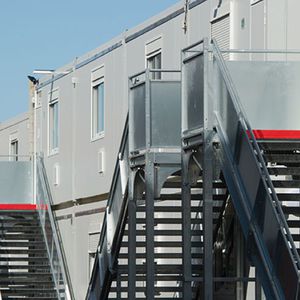 edificio modular / prefabricado / de acero galvanizado / estructura metálica