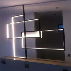 aplique de diseño original / de acero / LED