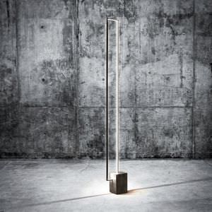 lámpara de pie / de diseño original / de metal / LED
